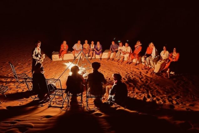 Excursión de 3 días Marrakech a Cascadas de Ouzoud y Desierto