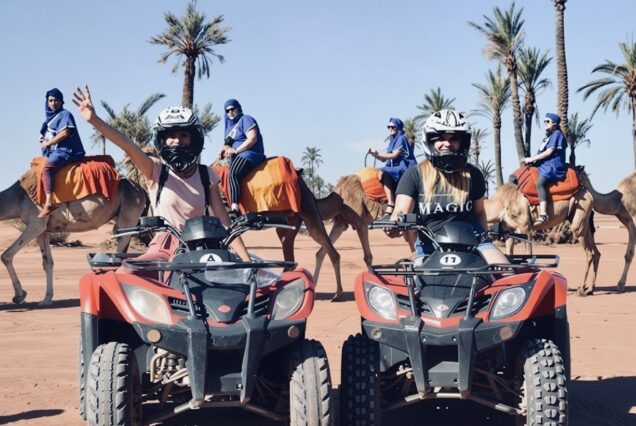 Excursiones y Actividades en el Palmeral de Marrakech Quad Camello