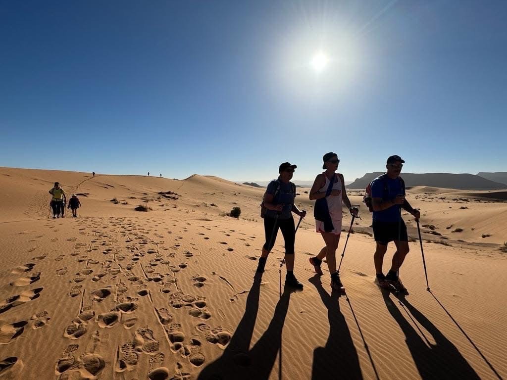 Trekking y senderismo en el desierto