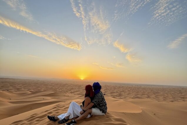 Excursión de 3 días Marrakech a Cascadas de Ouzoud y Desierto