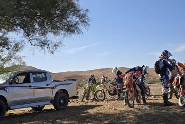 Asistencia Raid Motos 4x4 en Marruecos