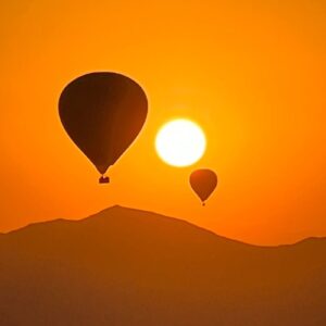 Hot air balloon rides over the Marrakech desert