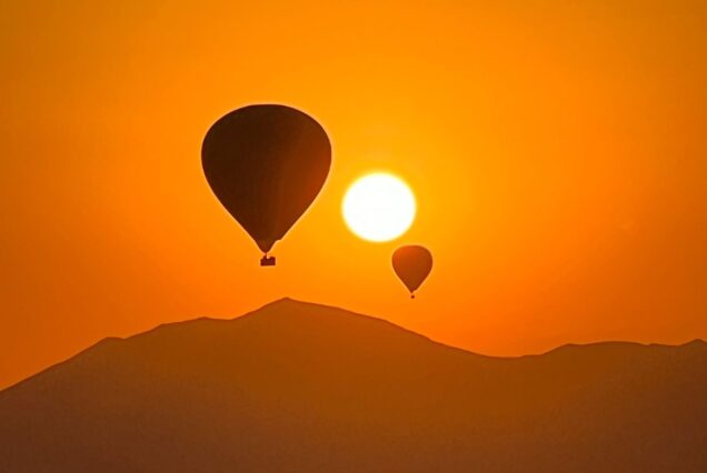 Paseos en globo sobre el desierto de Marrakech