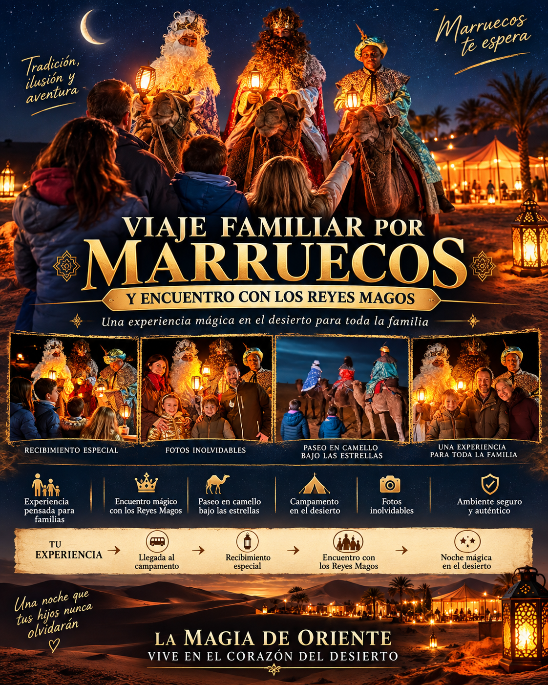 Viaje Familiar por Marruecos y Encuentro con los Reyes Magos