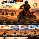 Alquiler y excursiones en quad por el desierto del Sáhara en Marruecos: Merzouga, Ouzina, Ramlia y Tafraoute