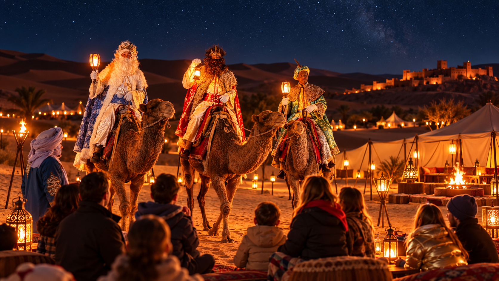 Tour en GRUPO para Reyes Magos en familia con niños al desierto de Marruecos