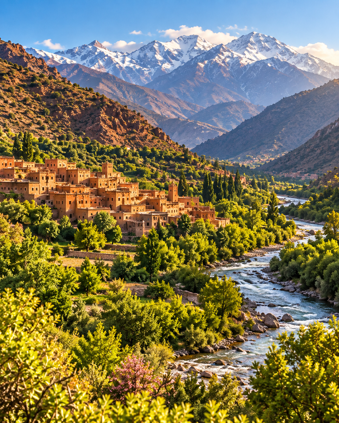 Excursión a las Montañas del Atlas y los 3 Valles desde Marrakech