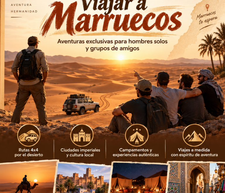 Viajar a Marruecos para hombres solos y amigos