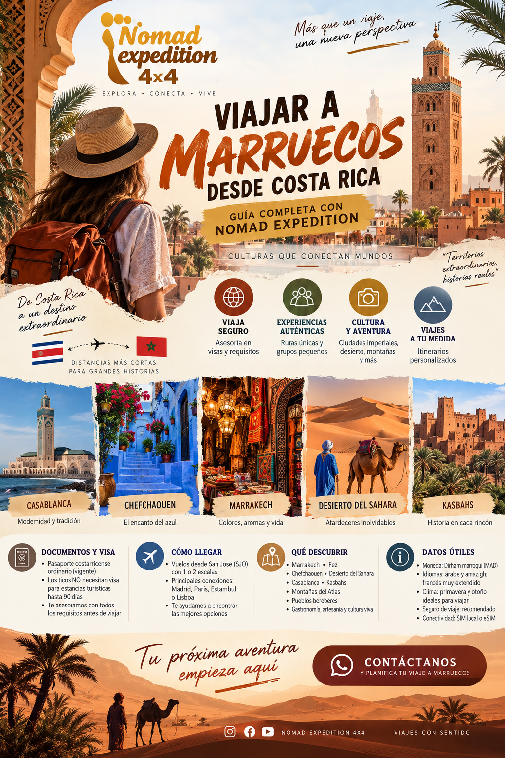 Tour a Marruecos desde Costa Rica, Expulsión Viajes y Circuitos