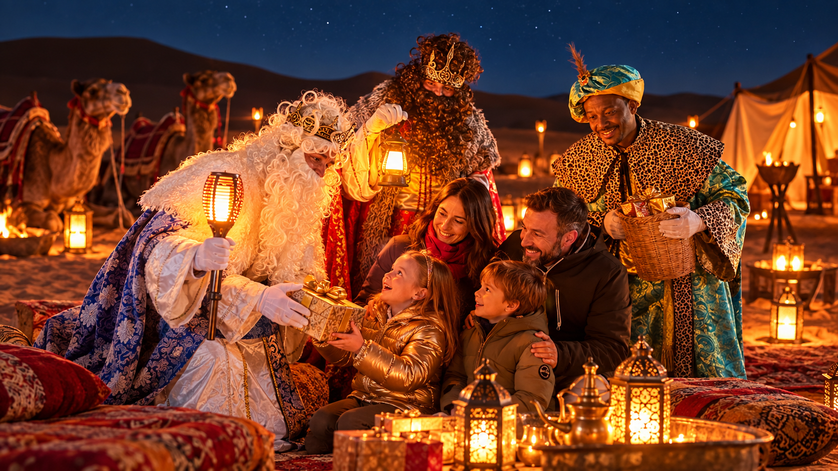 Tour en GRUPO para Reyes Magos en familia con niños al desierto de Marruecos