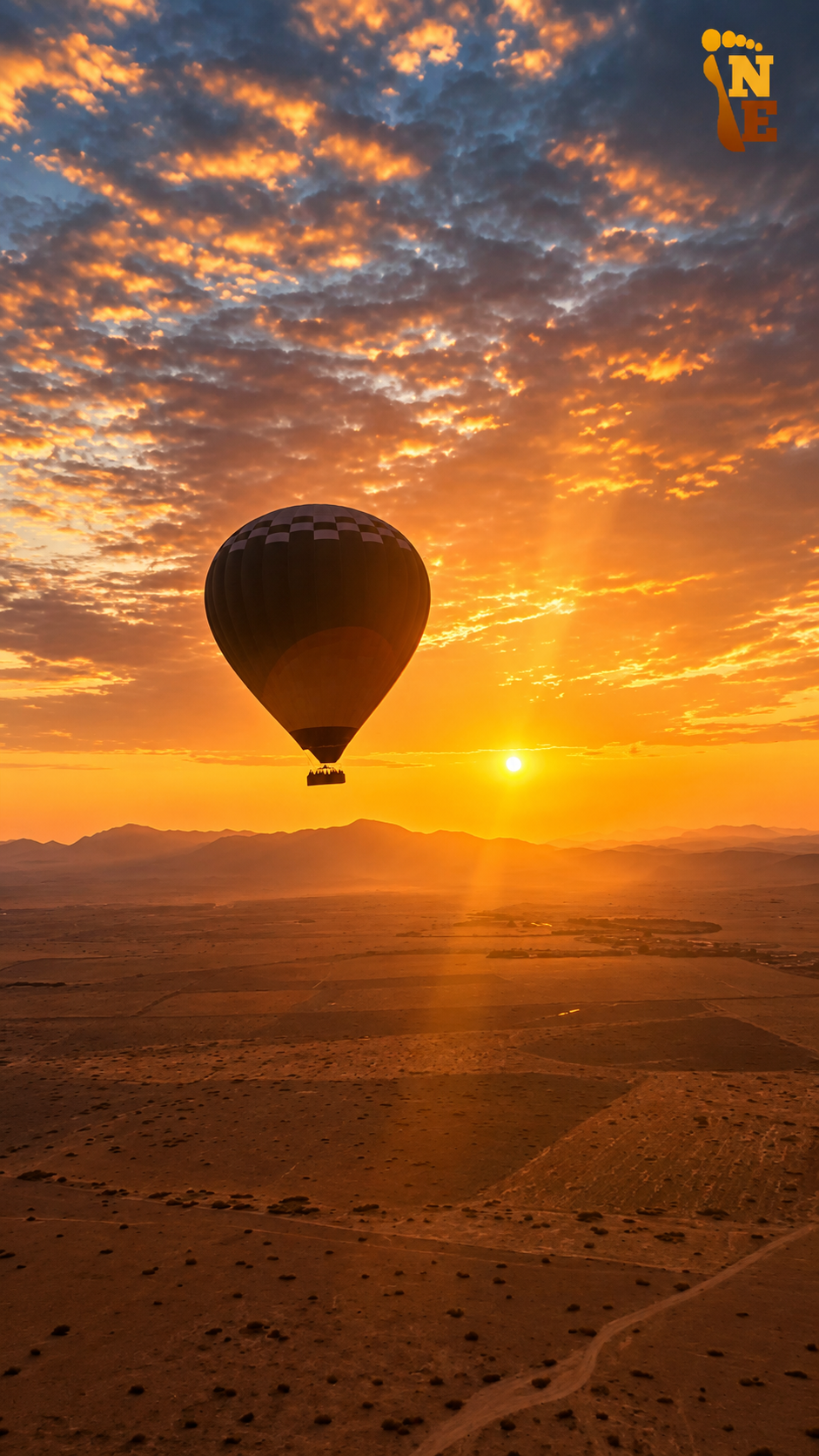 Paseo en Globo Aerostático en el Desierto de Marrakech Amanecer