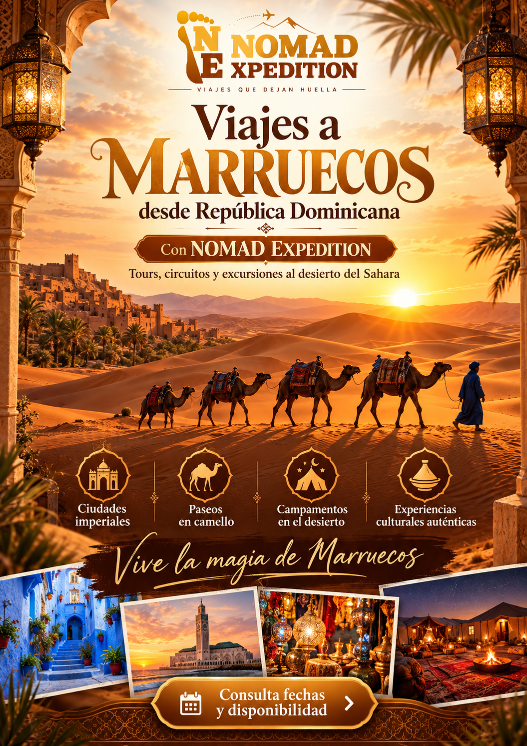 Viajes a Marruecos desde República Dominicana