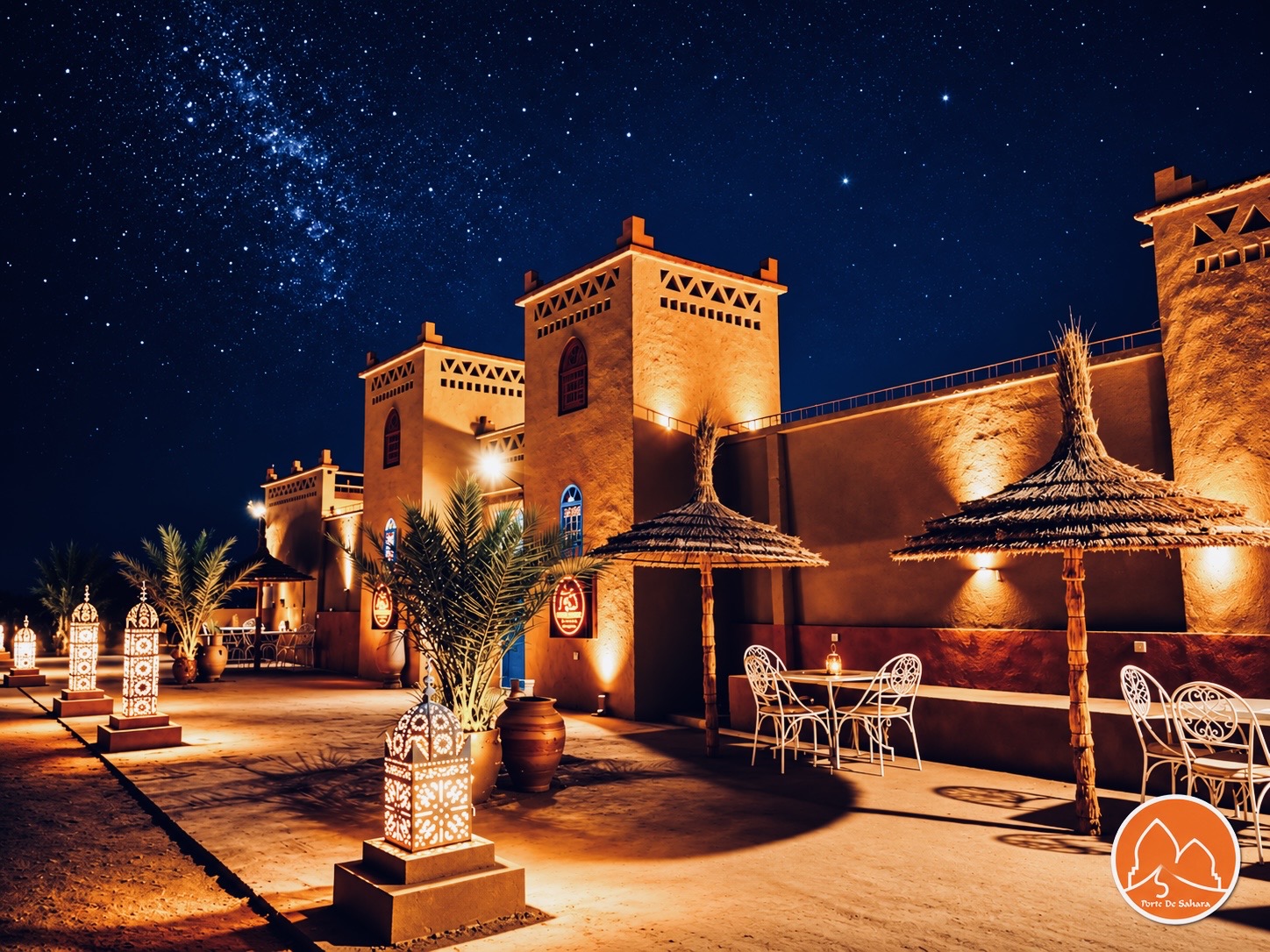 Un alojamiento auténtico con encanto bereber en el desierto de Ouzina