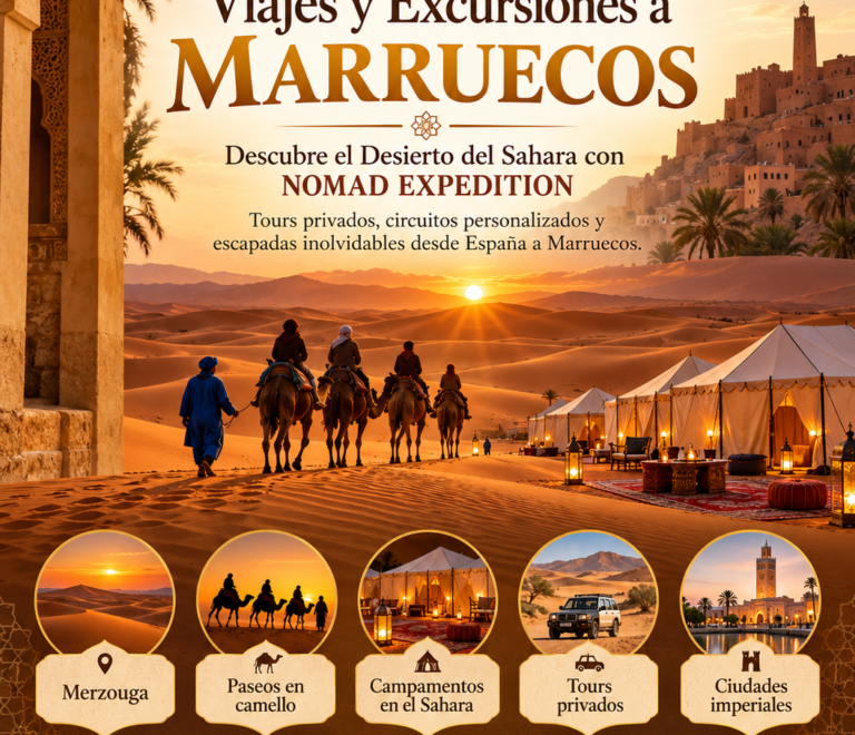 Excursiones al desierto del Sahara de Merzouga desde España