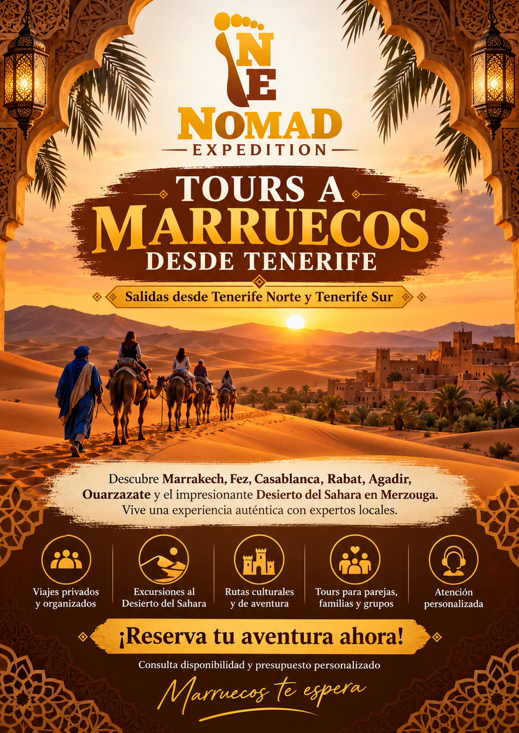 Viajes a Marruecos desde Tenerife Norte y Tenerife Sur