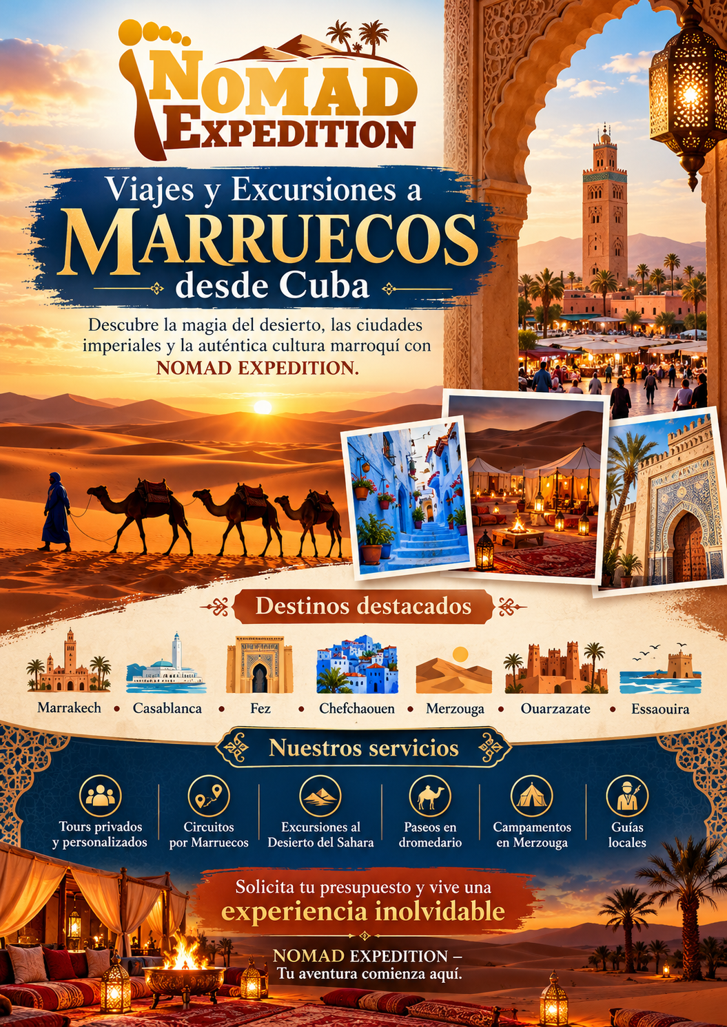 Excursiones a Marruecos desde Cuba
