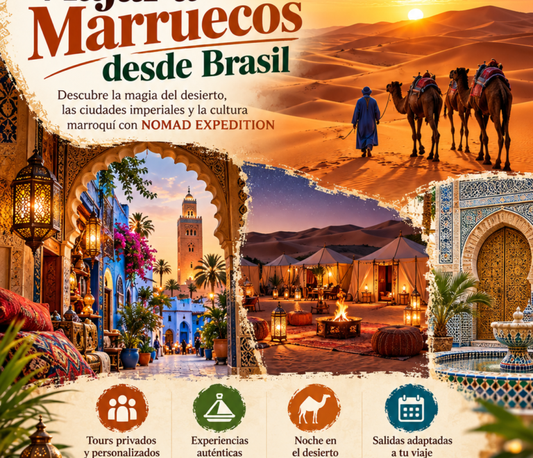 Viajes desde Brasil a Marruecos y al Desierto del Sahara