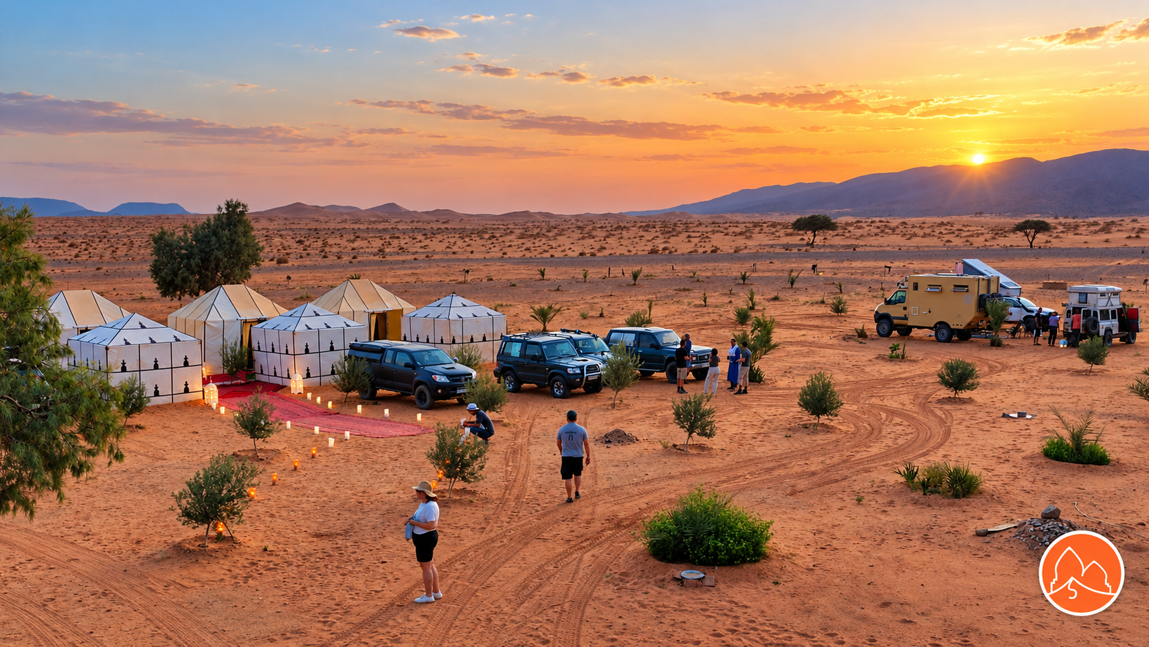 Campamento en el Desierto de Ouzina