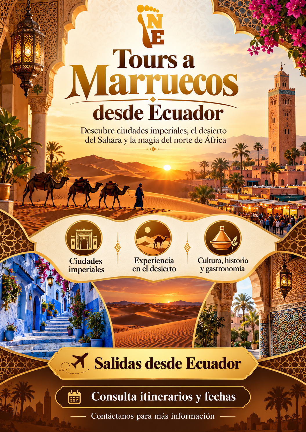Viajes y Tours a Marruecos desde Ecuador