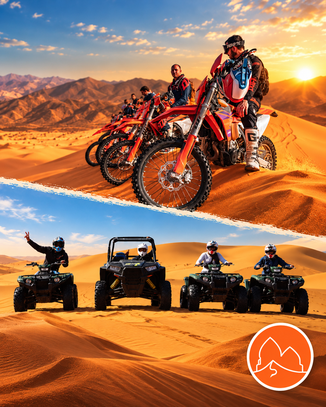 Aventuras en quad, buggy y moto: adrenalina en el desierto de Ouzina