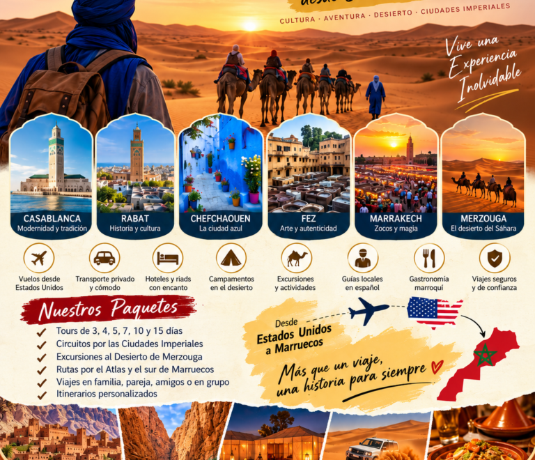 Excursiones a Marruecos desde Estados Unidos