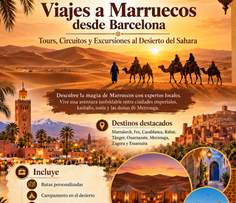 Viajar A Marruecos Desde Barcelona