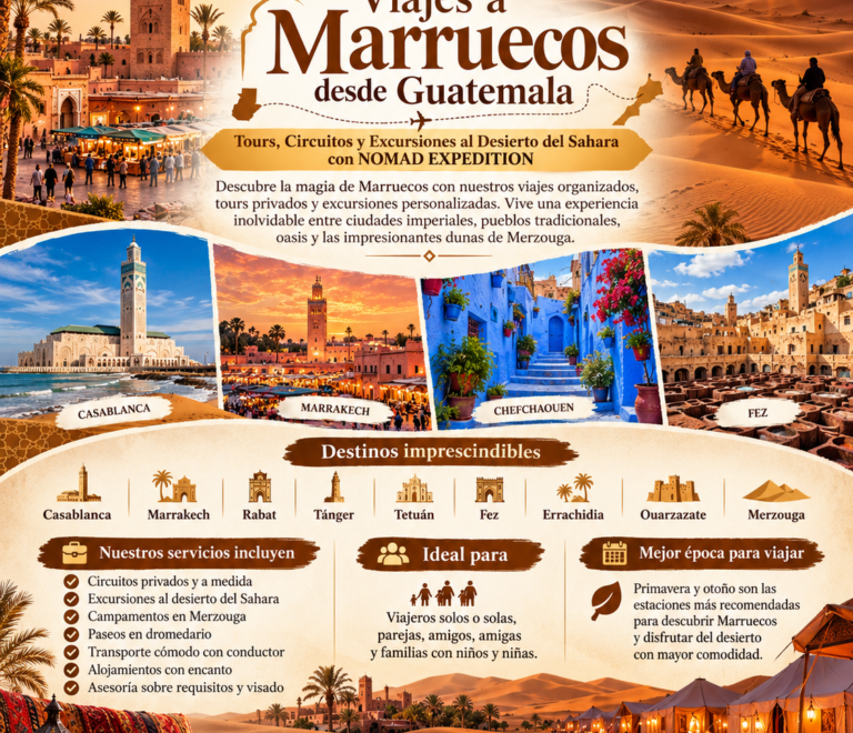 Excursiones al desierto del Sahara de Merzouga desde Guatemala
