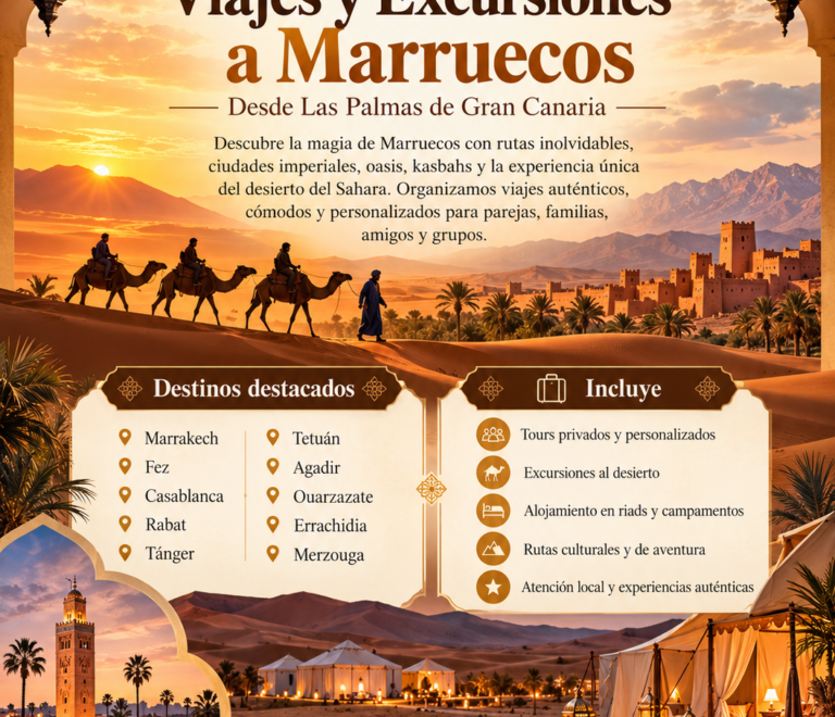 Viajes a Marruecos desde Las Palmas de Gran Canaria
